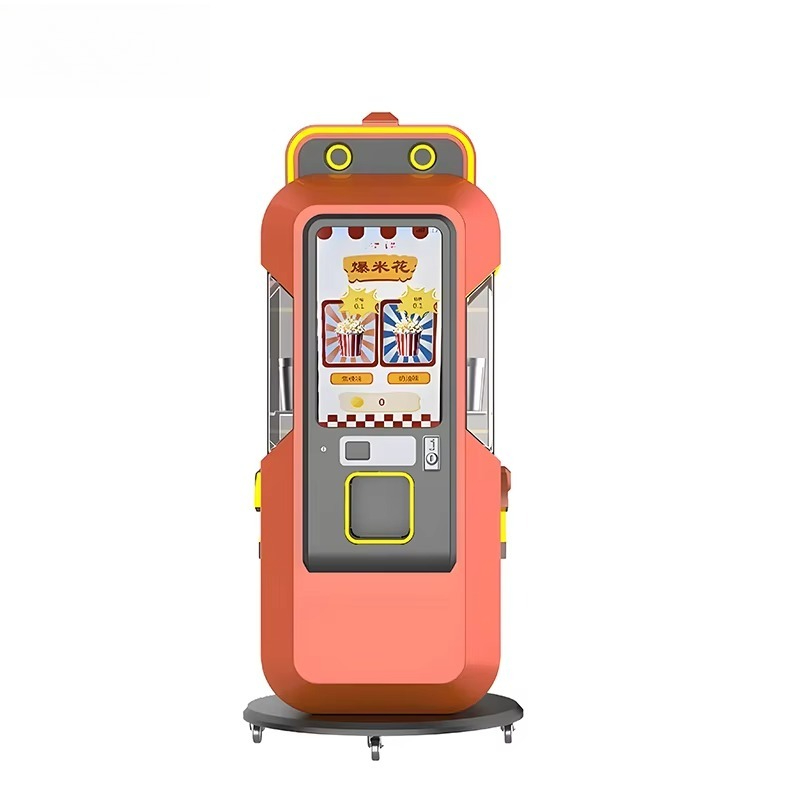 Popcorn Vending Machine - Automatic Popcorn Vending Machine, Stainless Steel,