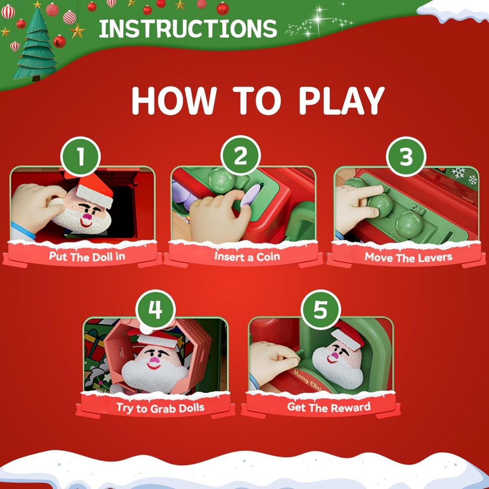 Christmas Claw Machine For Kid - Arcade Vending & Laundry Revenue review and price