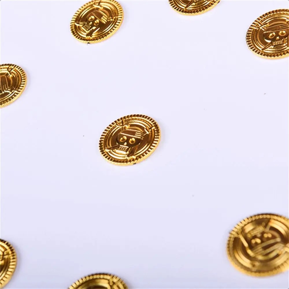 Plastic Pirate Gold Coins Gold - Arcade Game Coin review and price