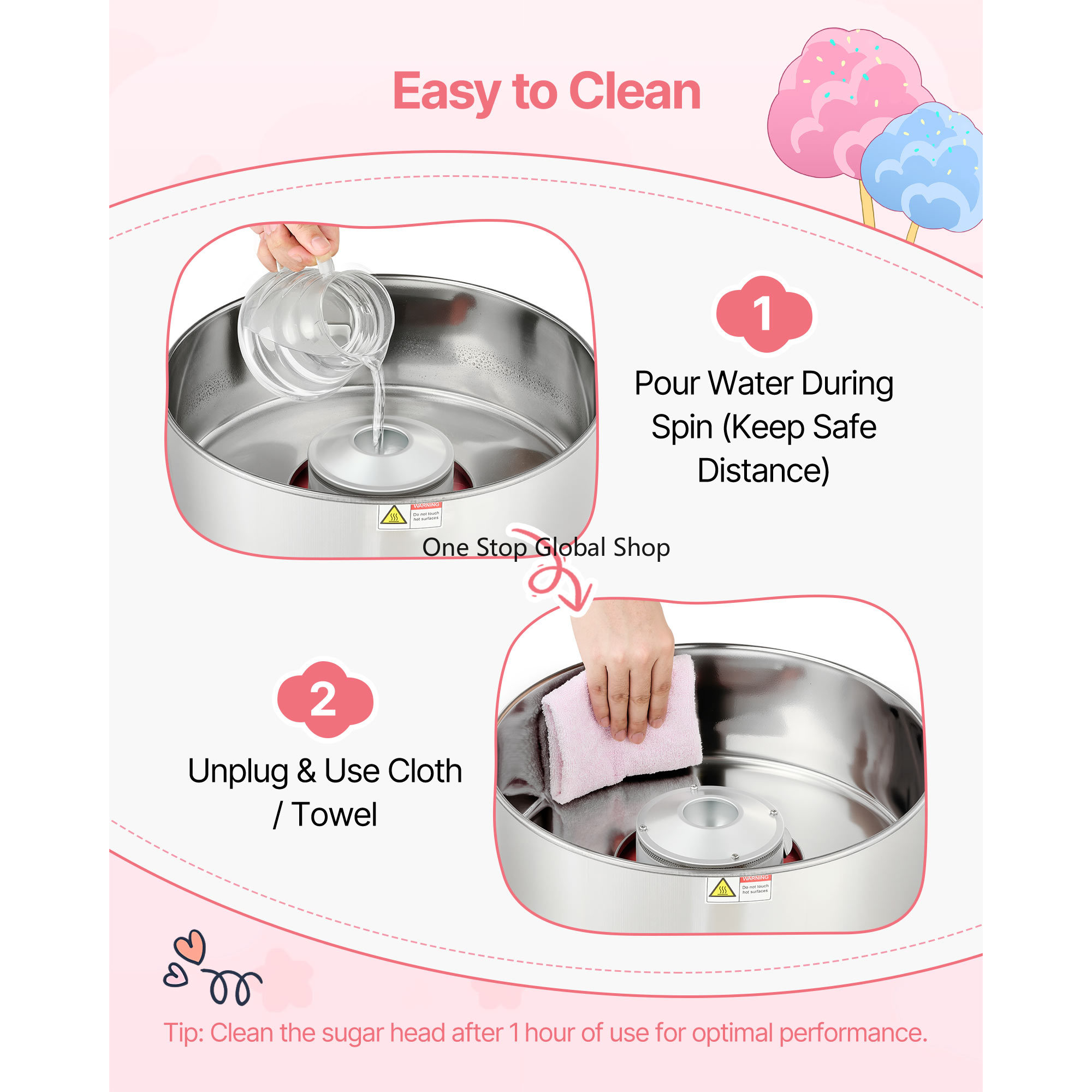 Cotton Candy Machine Commercia - Candy Floss Machine review and price