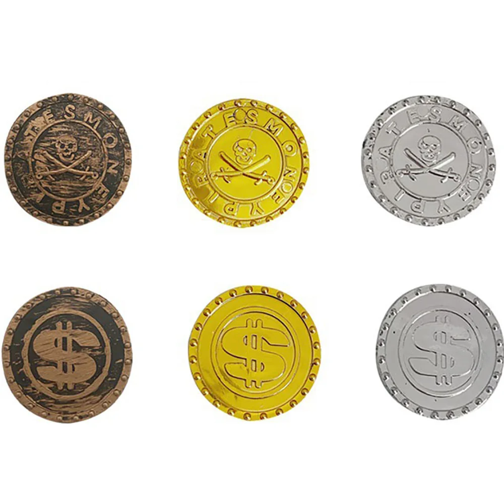 100/200PCS Plastic Pirate Gold - Arcade Game Coin review and price