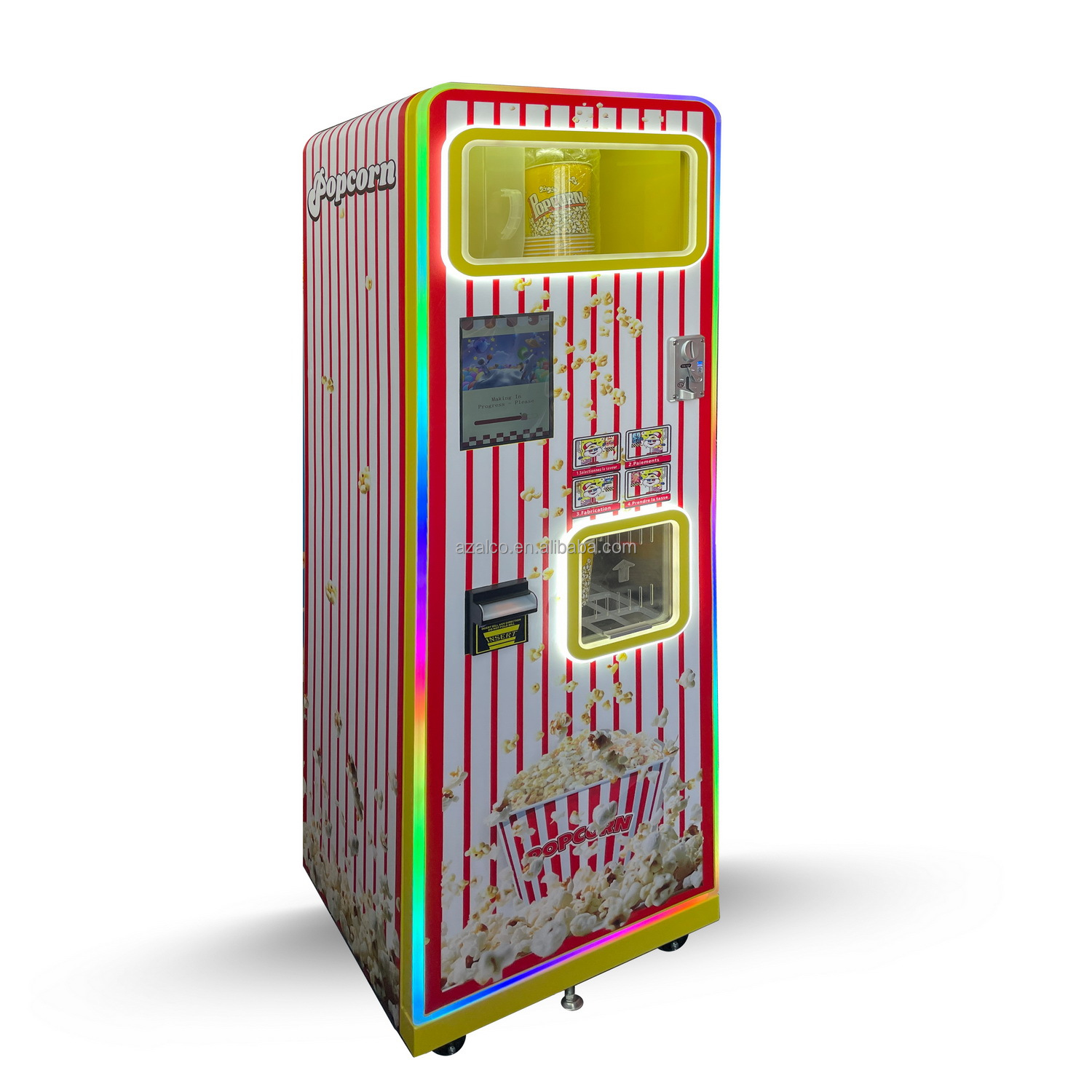Two Flavors Commercial Popcorn - Popcorn Vending Machine review and price
