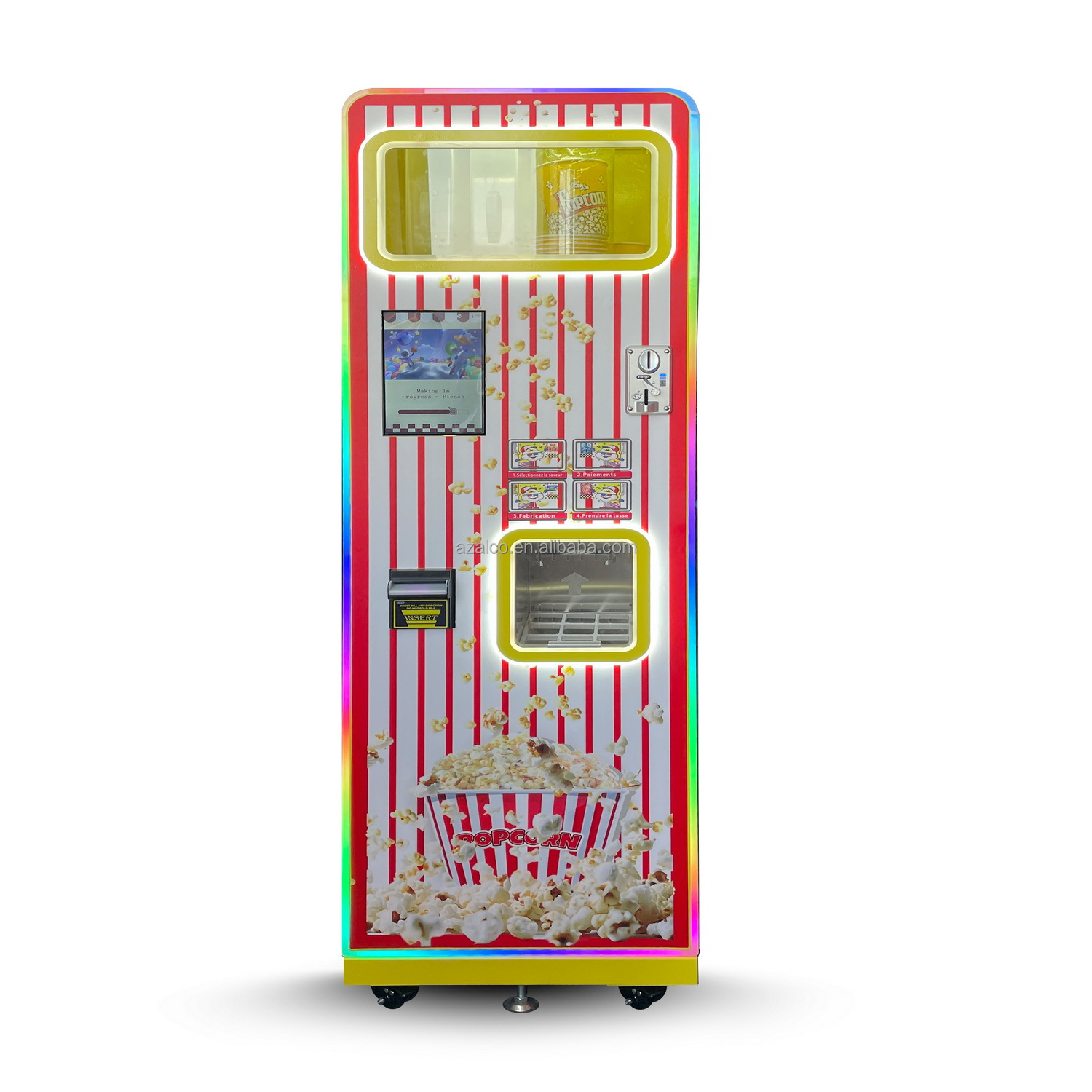 Two Flavors Commercial Popcorn - Popcorn Vending Machine review and price