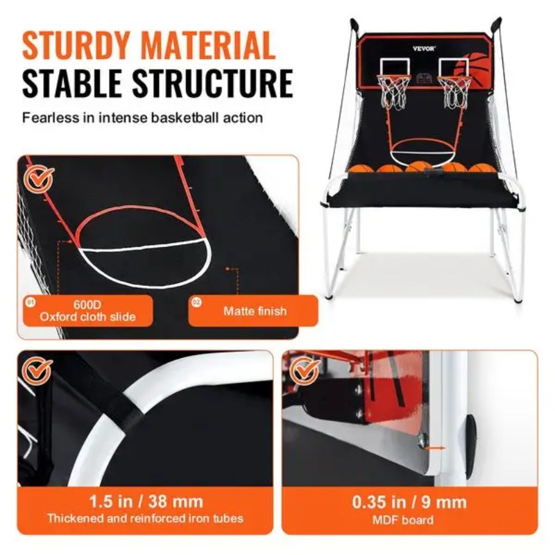 【Hot Item】Foldable Basketball  - Basketball Arcade Game review and price