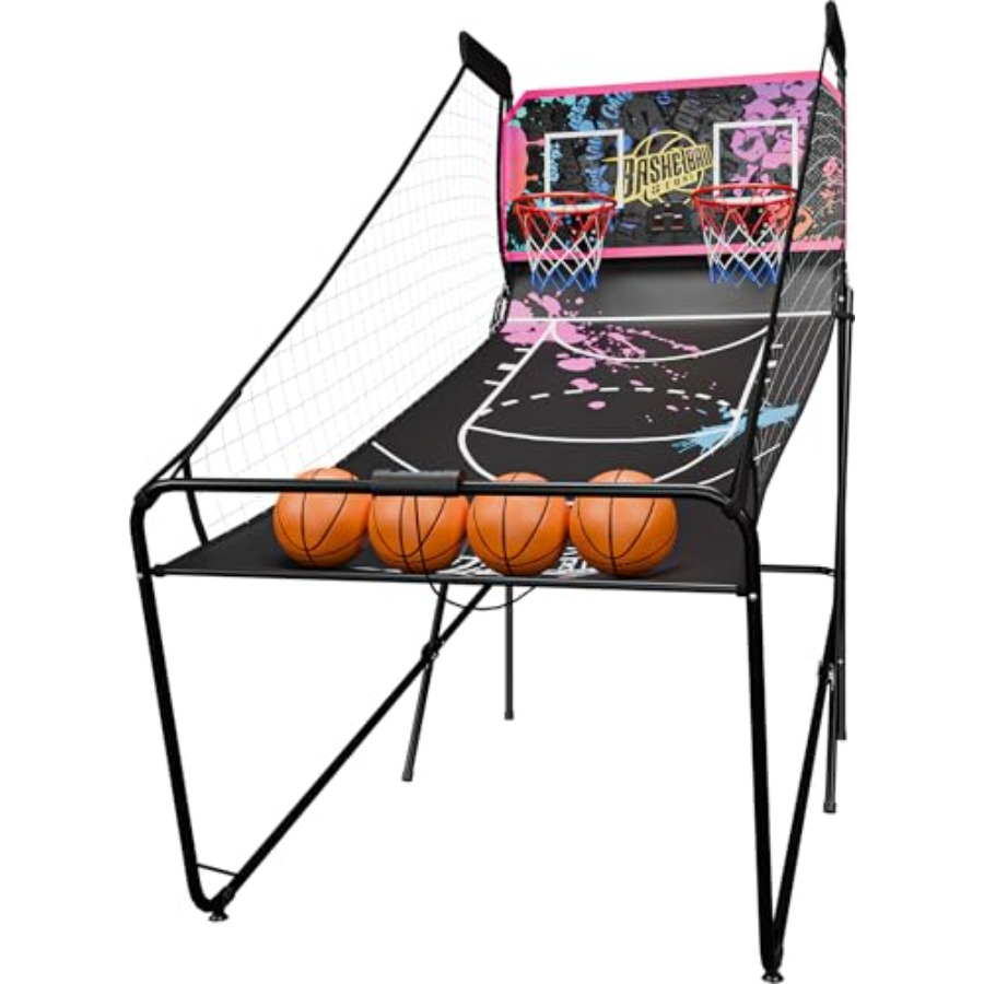 Indoor foldable 2-player elect - Basketball Arcade Game review and price