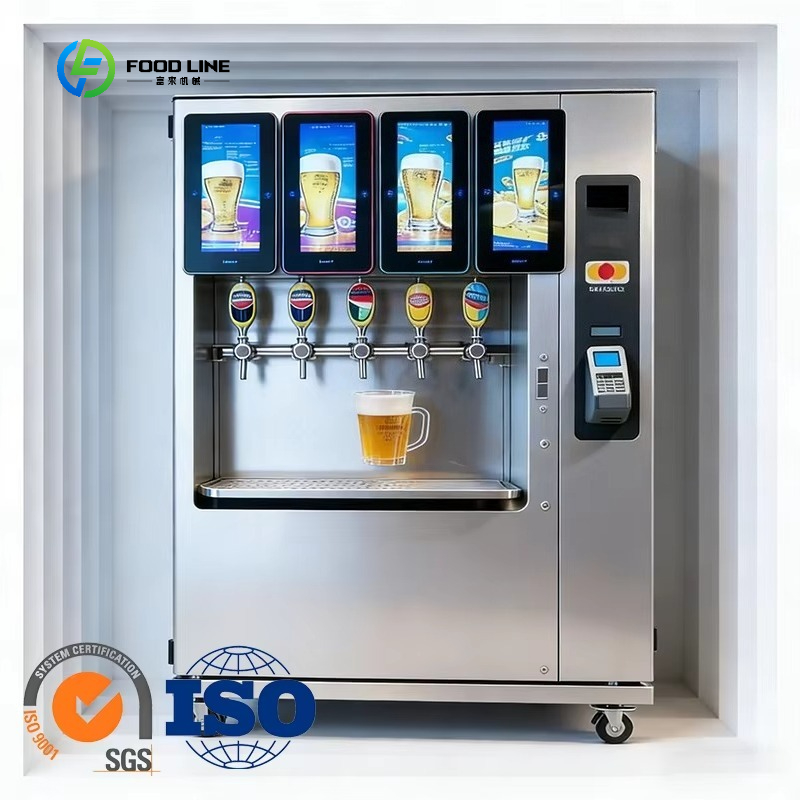 Self-Service Metal Beer Vendin - Popcorn Vending Machine review and price