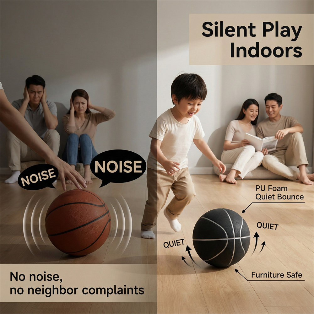 Mute Basketball for Indoor Tra - Basketball Arcade Game review and price